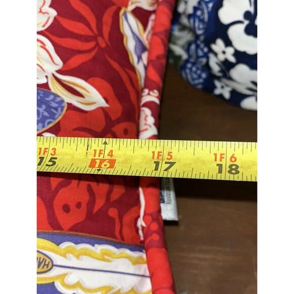 2 Pillows Dean Miller Retro SURFING Woodies Surfboards Hawaiian Style Accent Red - Picture 7 of 11